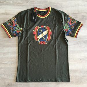 Dolce&GAbbana Printed Logo Green T-shirt Size : S